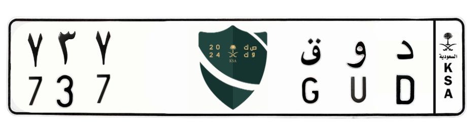 لوحة د و ق 737